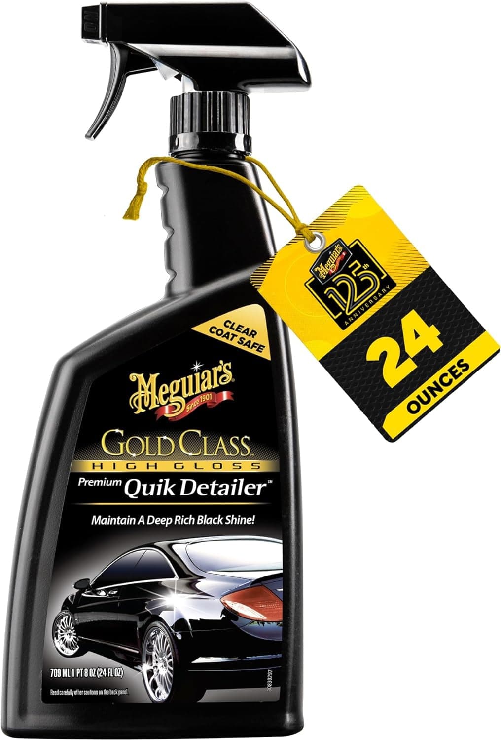 Meguiar's Gold Class High Gloss Premium Quik Detailer, 24 oz Spray Bottle