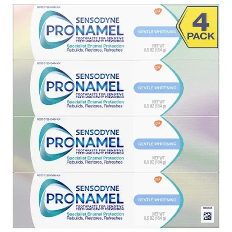 Sensodyne Pronamel Gentle Whitening Toothpaste for Sensitive Teeth, Alpine Breeze (6.5 Oz., 4 Pk.)
