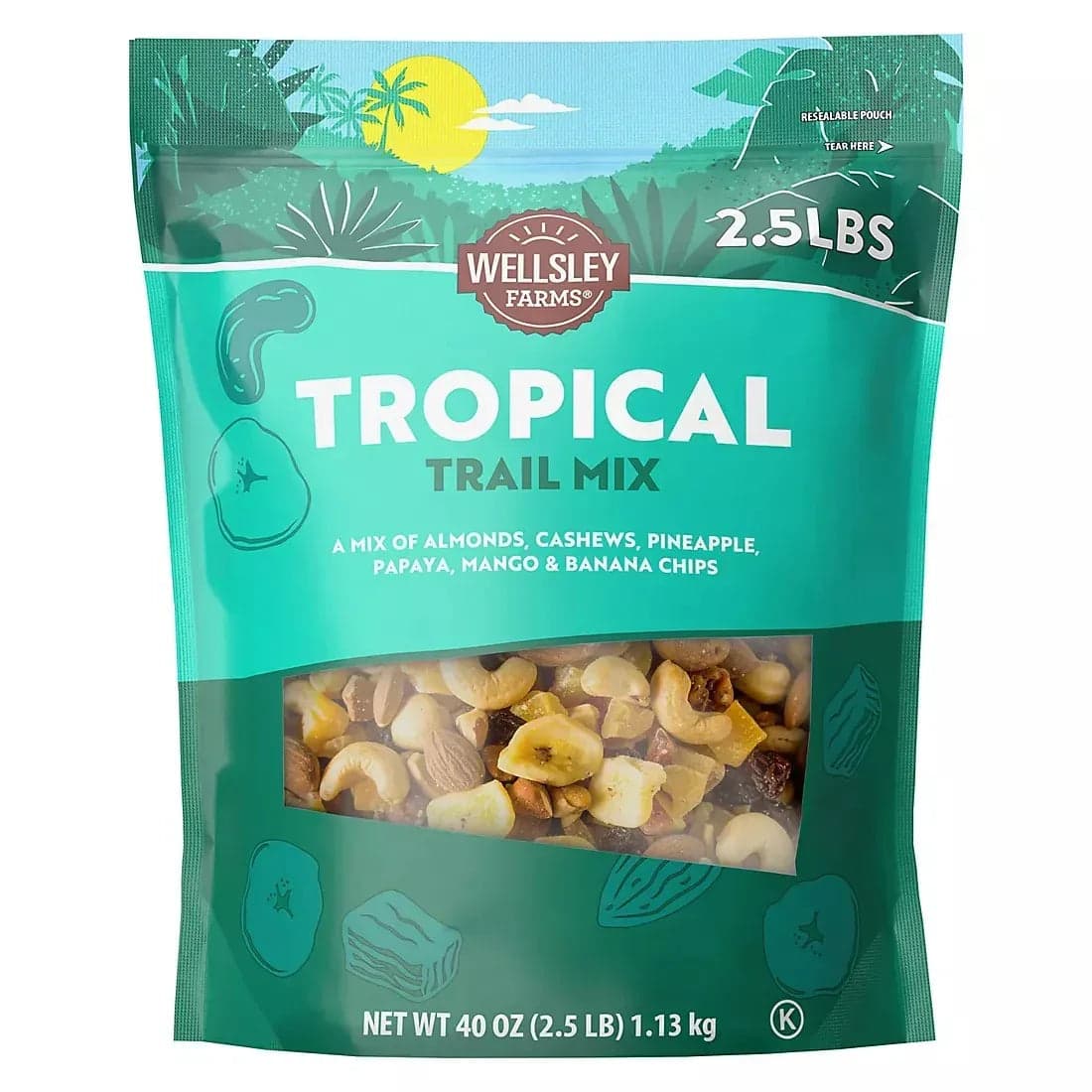Wellsley Farms Tropical Trail Mix, 40 oz.