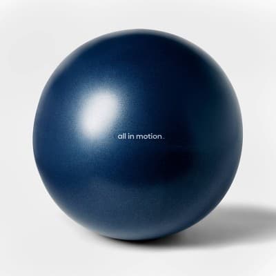 Weighted Stability Exercise Ball - Cream 55cm - All In Motion: PVC, 300lb Capacity
