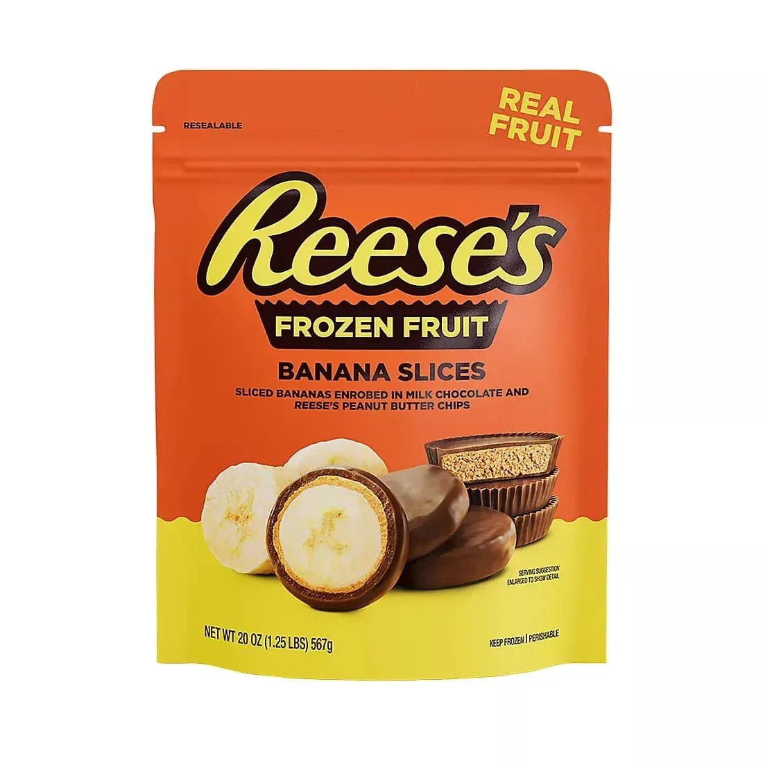 Reese's Banana Slices with Peanut Butter & Milk Chocolate, 20 oz.
