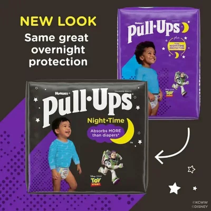 Pull-Ups Nighttime Potty Training Pants for Boys (Sizes: 2T-4T)