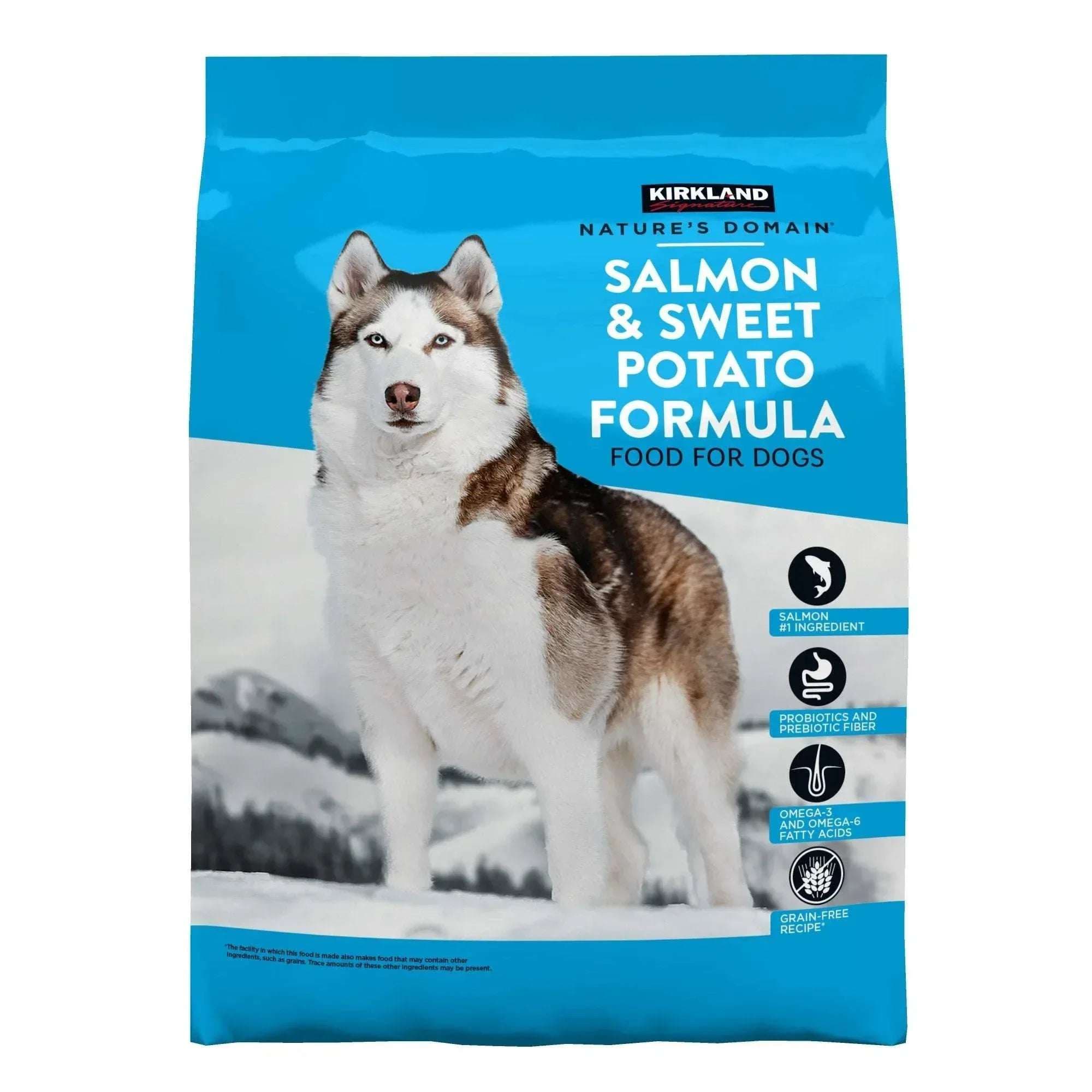 Kirkland Signature Nature's Domain Salmon and Sweet Potato Formula Dog Food, 25 lbs