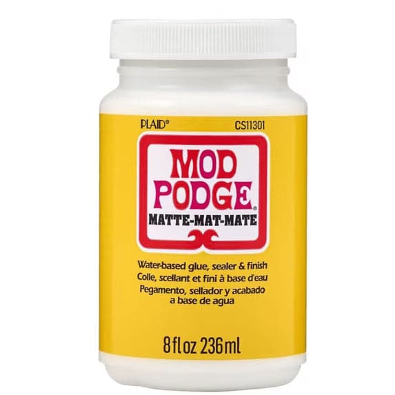 Mod Podge Sealer, Glue, and Finish, Matte Finish, Clear, 8 fl oz