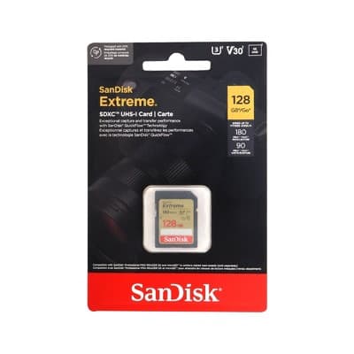 SanDisk 128GB Extreme SDXC UHS-I Memory Card