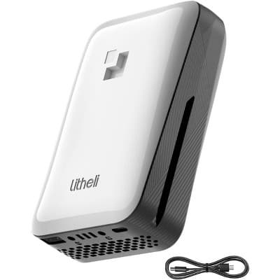 Litheli U20 20V U-Battery Plus 20000 mAh White: 4.0Ah Lithium Replacement for Power Tools, Dual USB-C/A Ports