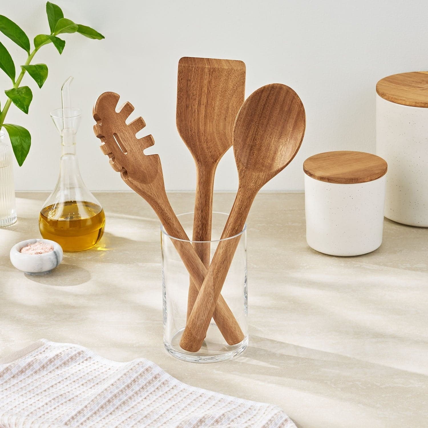 Member's Mark Acacia Wooden Tools Set, 3-Piece