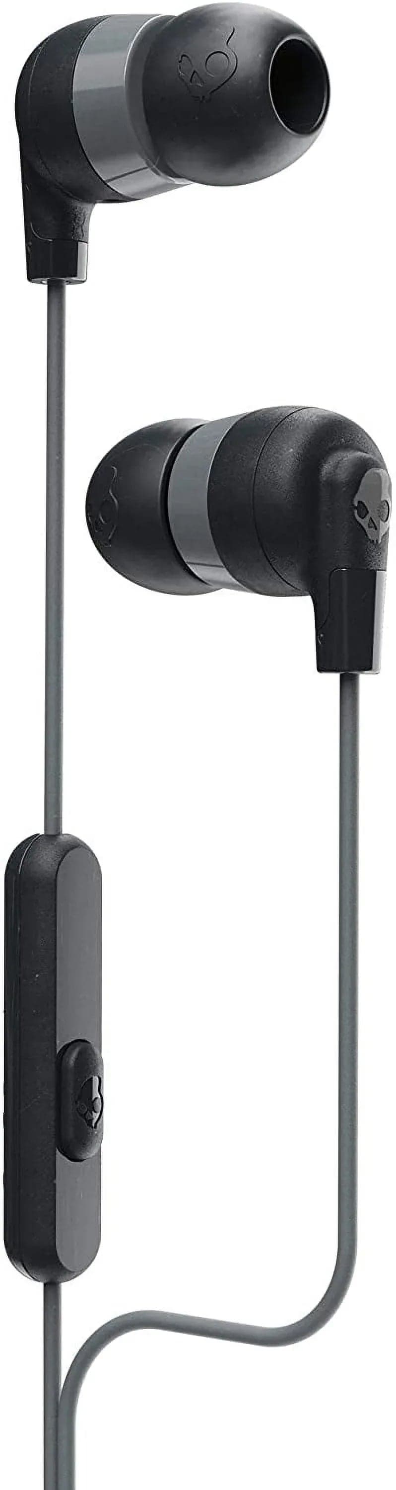 Skullcandy Ink'd+ Wired In-Ear Earbuds with Microphone, Black