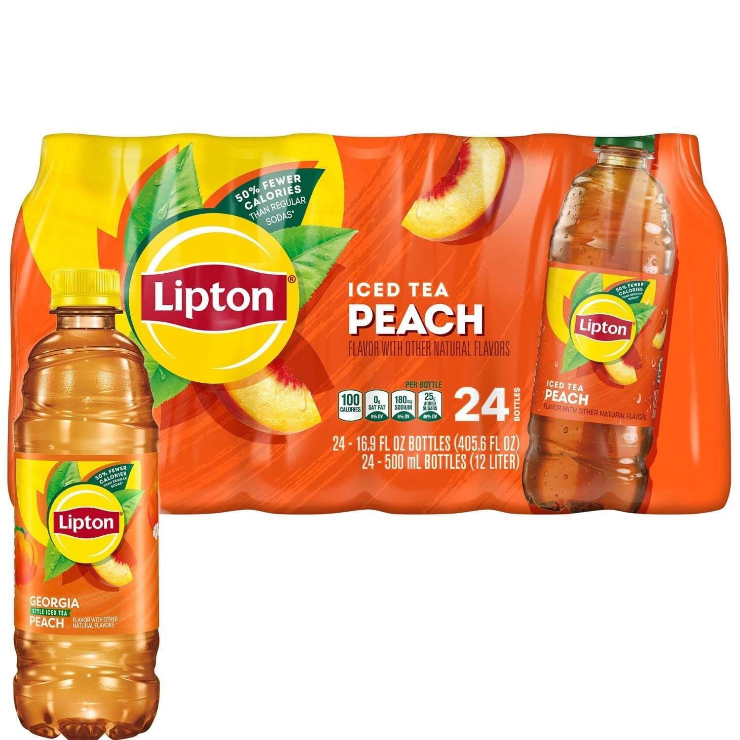 Lipton Peach Iced Tea 16.9 fl. oz., 24 pk.
