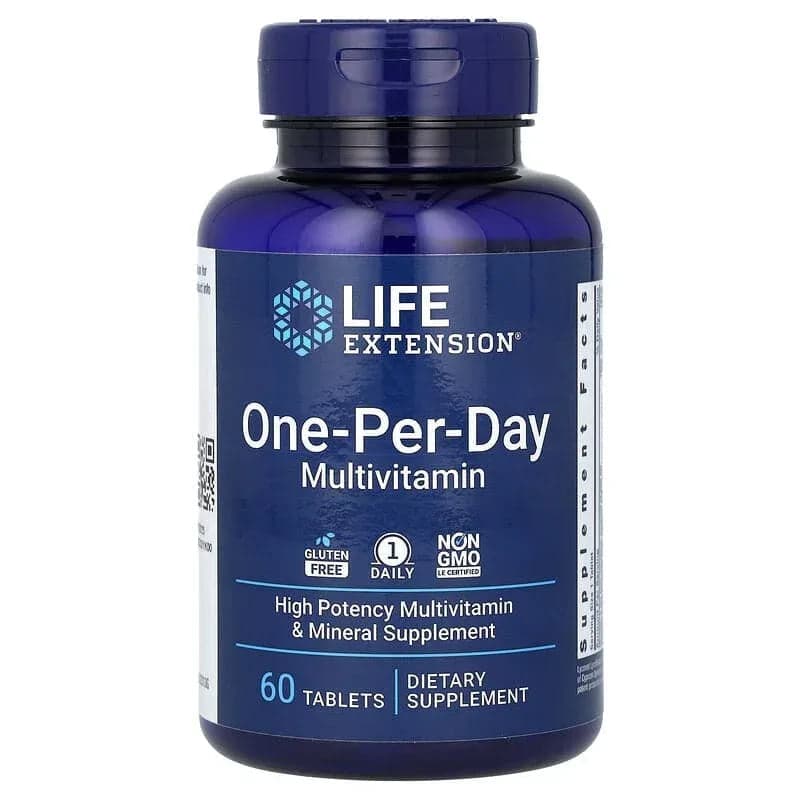 Life Extension One-Per-Day Multivitamin, 60 Tablets
