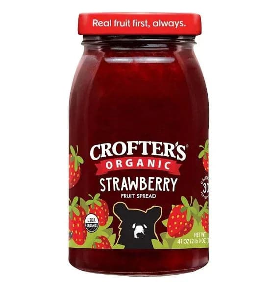 Crofter's Organic Premium Spread, Strawberry, 41 oz.
