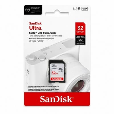 SanDisk Ultra 32GB SDHC UHS-I Memory Card