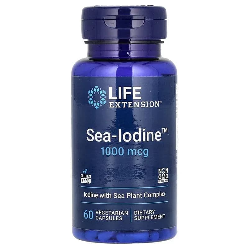 Life Extension Sea-Iodine, 1,000 mcg, 60 Vegetarian Capsules