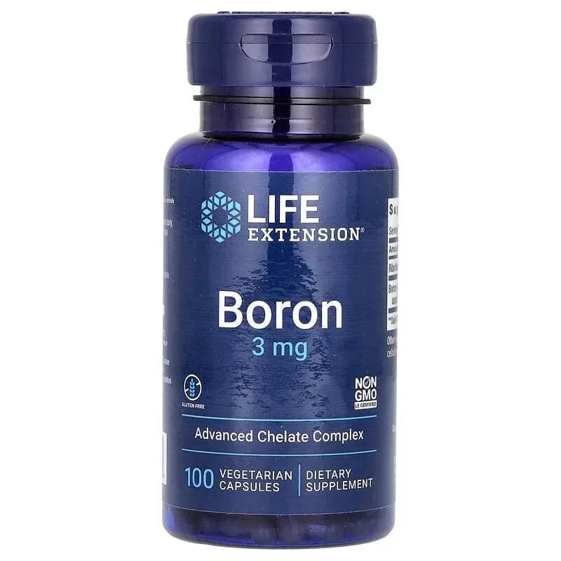 Life Extension Boron, 3 mg, 100 Vegetarian Capsules
