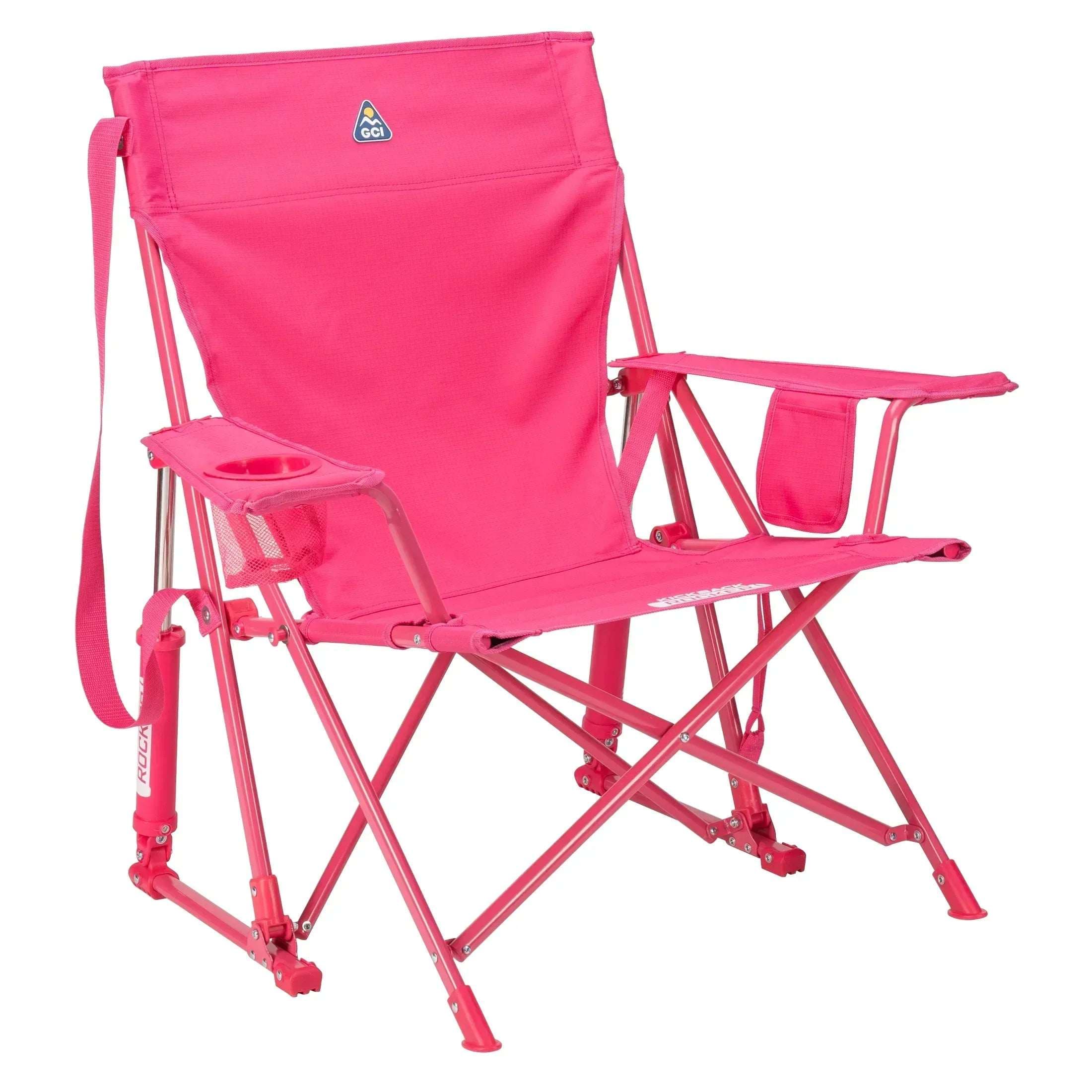 GCI Outdoor Kickback Rocker Foldable Rocking Camp Chair, Aged Fatigue