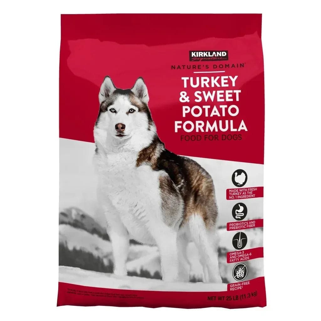 Kirkland Signature Nature's Domain Turkey and Sweet Potato Dog Food, 35 lb
