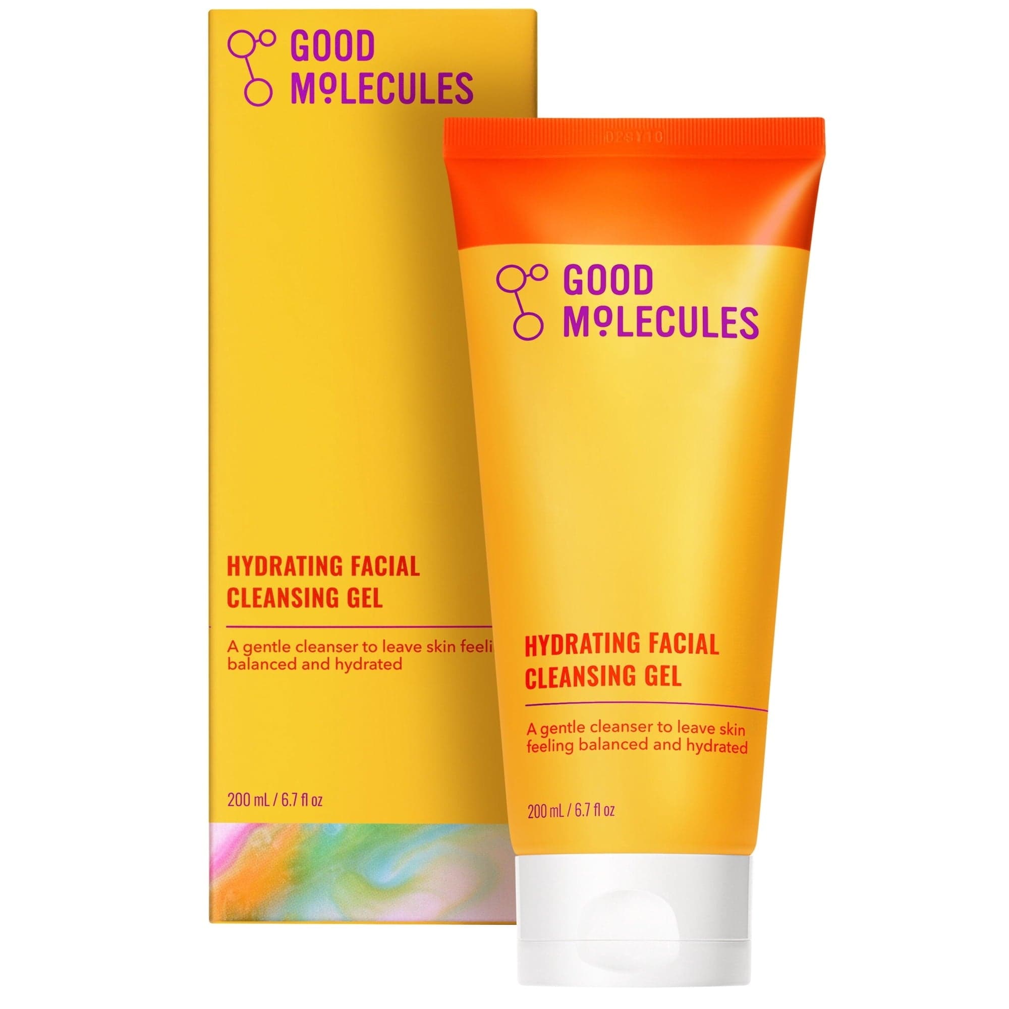 Good Molecules Hydrating Facial Cleansing Gel with Rosewater and Pineapple Extracts, 6.7 fl oz