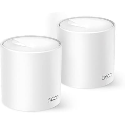 Refurbished: TP-Link AX1500 W-Fi 6 Dual-Band Home Mesh Router System Deco W3000 (2-Pack)- Manufacturer Refurbished