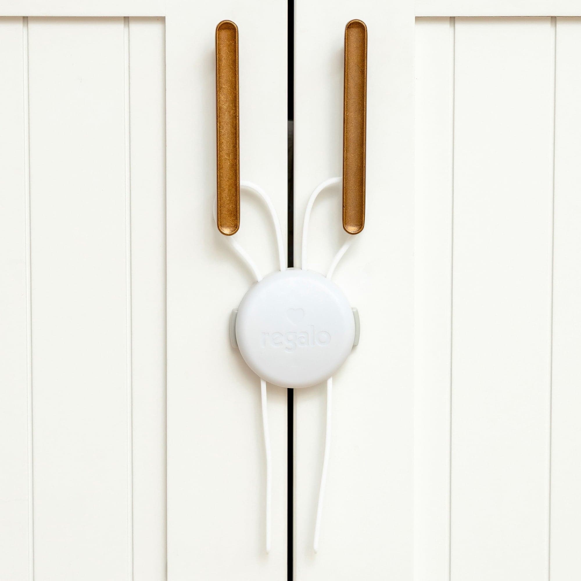 Regalo Baby Proof Cabinet Locks for Child Safety, Multi-Purpose Strap Locks for Cabinets, Appliances & Drawers