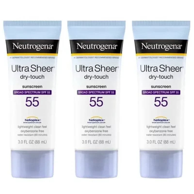 Neutrogena Ultra Sheer Dry-Touch Sunscreen (3 Fl. Oz., 3 Pk.)
