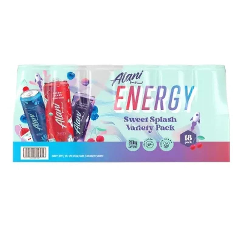 Alani Nu Energy Drink Variety Pack (12 oz, 18 pk)