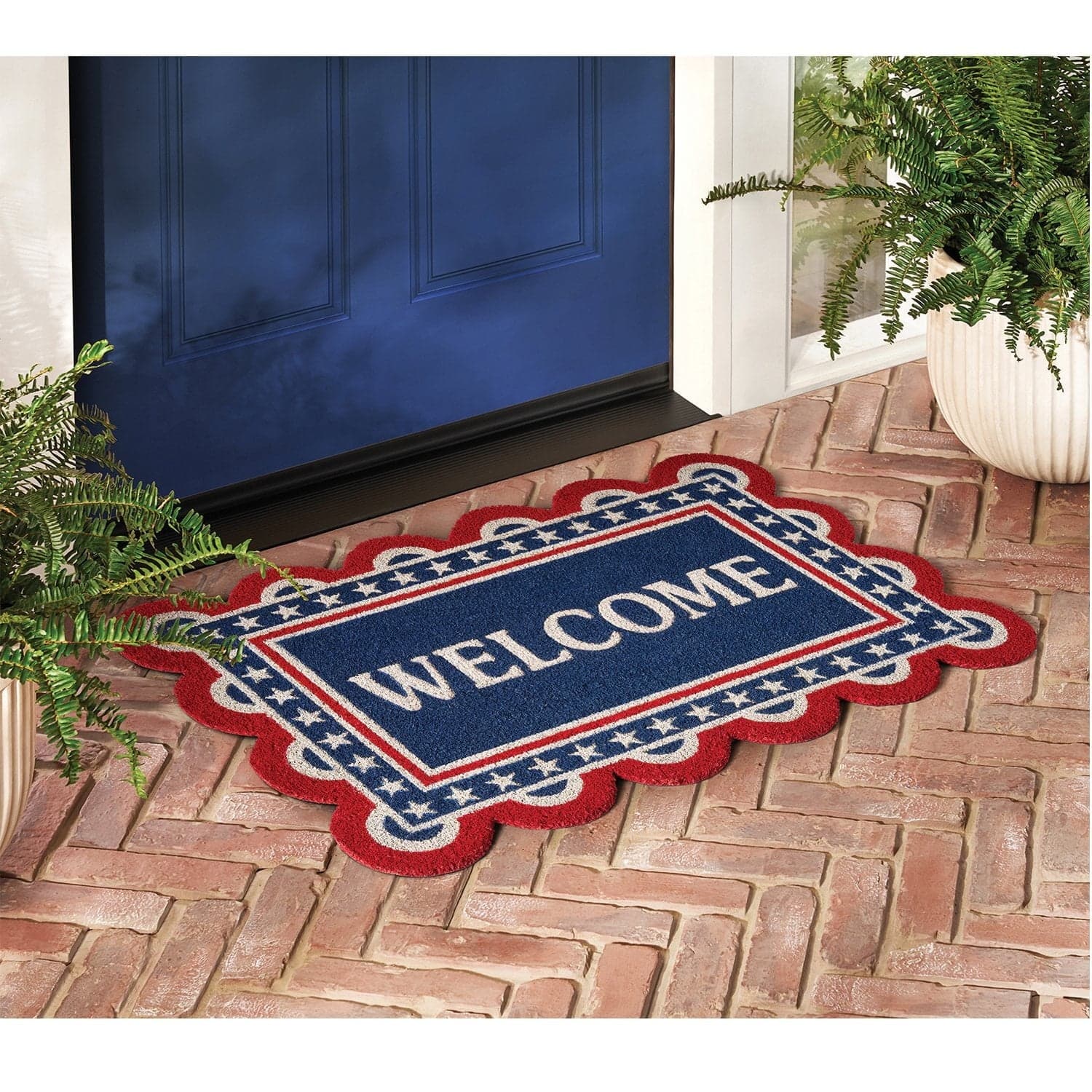 Member's Mark Americana Welcome Coir Doormat, 23" x 35"