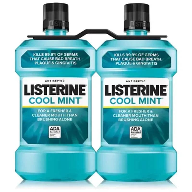 Listerine Cool Mint Antiseptic Mouthwash (1.5L, 2 Pk.)
