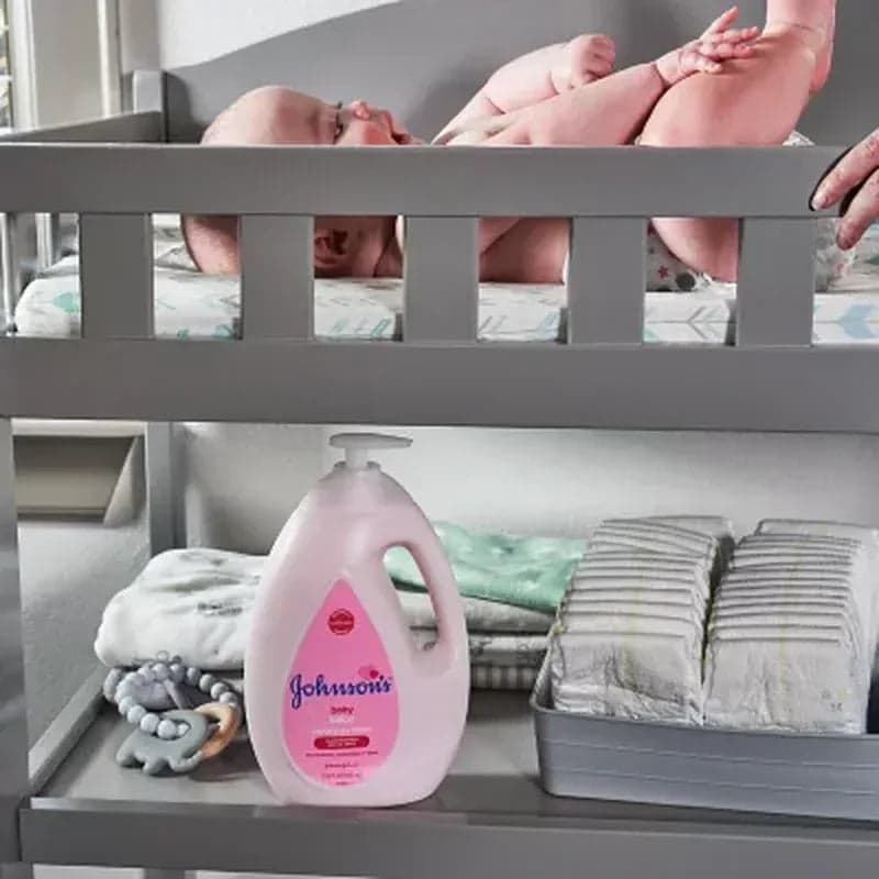 Johnson's Moisturizing Pink Baby Lotion with Coconut Oil (33.8 Fl. Oz.)