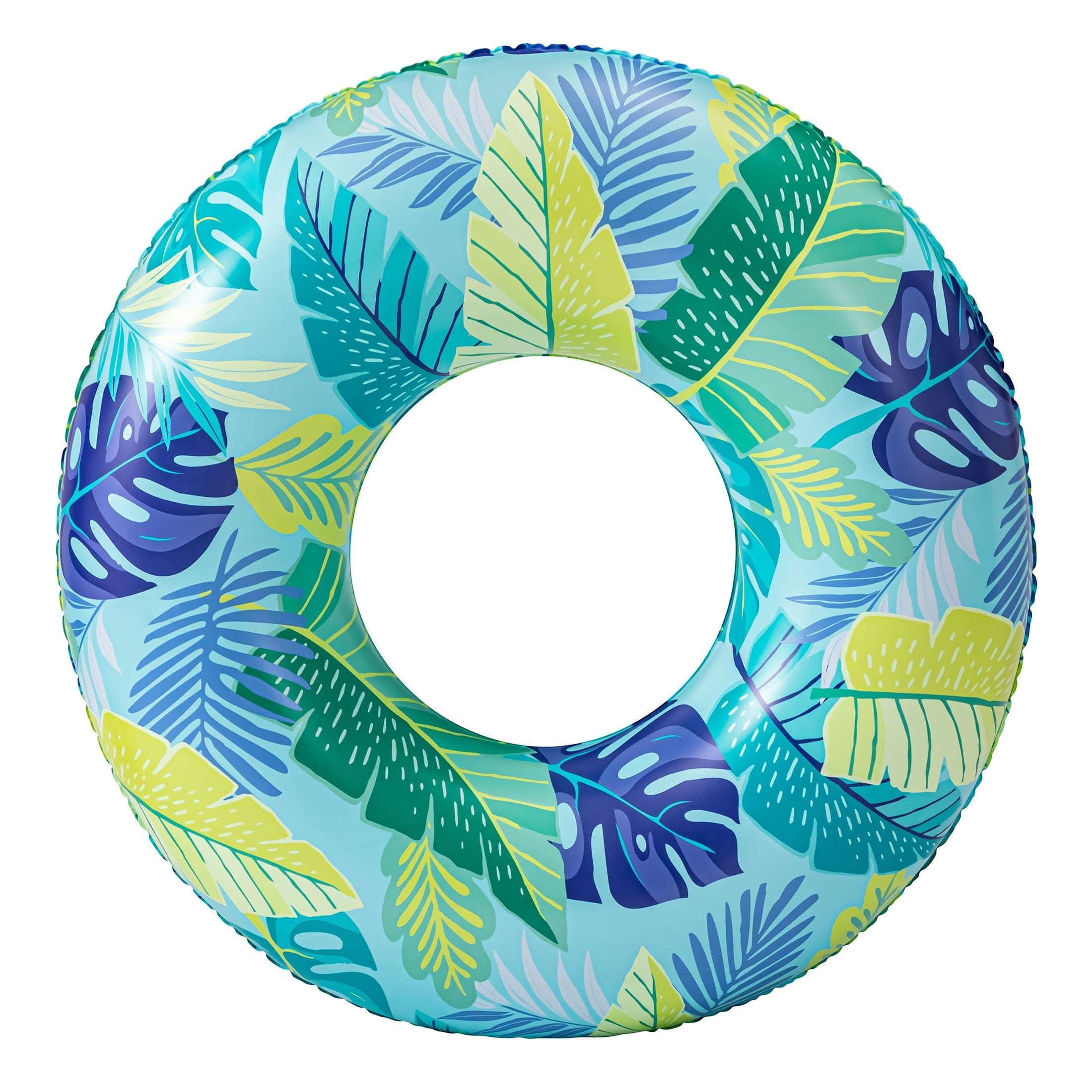 Bluescape Blue Tropical Inflatable Swim Tube Pool Float, for Kids and Adults, Age 9 and up, Unisex