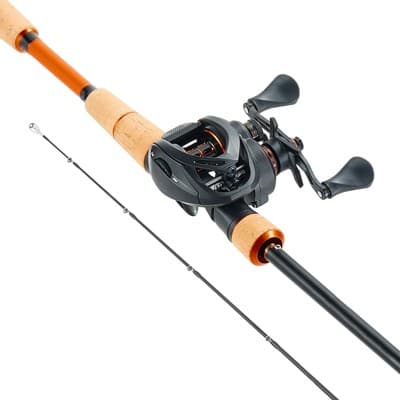 VEVOR Rod and Fishing Reel Combo, IM7 Carbon Fiber Baitcasting Rod and Reel Combo, Bass Fishing Pole with 7+1 BB System, 7.0:1 Gear Ratio, Black