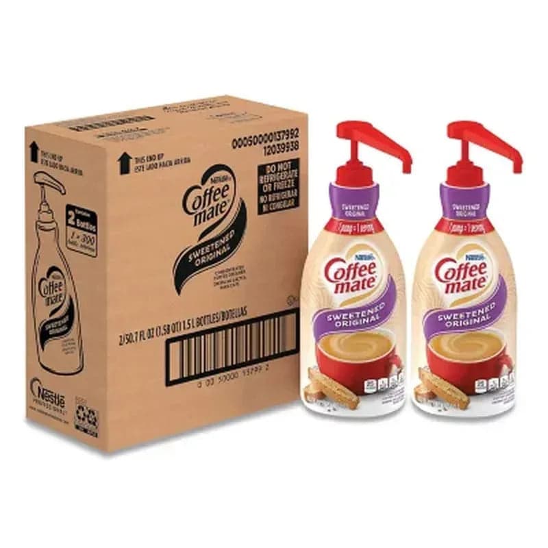 Coffee mate Sweetened Original Liquid Coffee Creamer (101.4 Fl. Oz., 2 Pk.)
