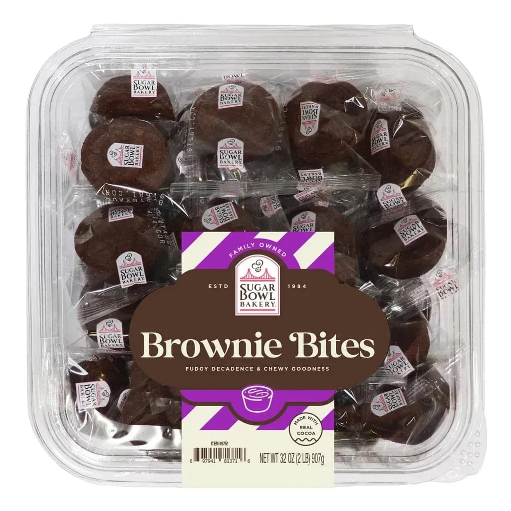 Sugar Bowl Bakery Brownie Bites, 32-Count