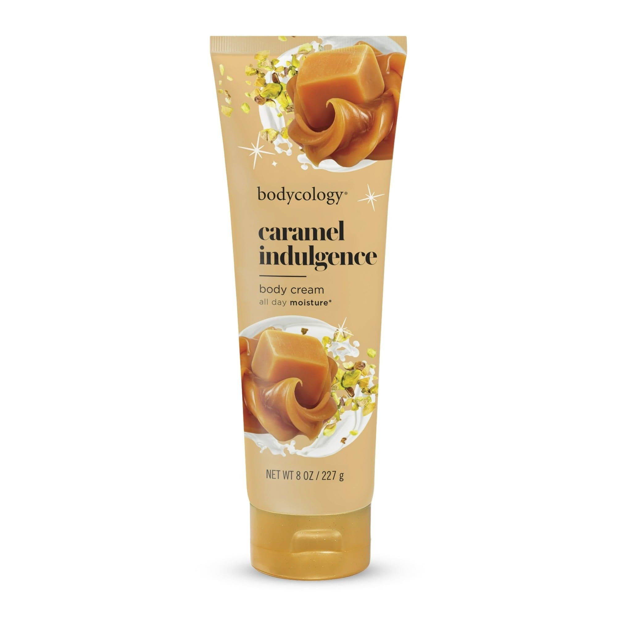 Bodycology Caramel Indulgence Shea Butter Body Cream, 8 oz (Pack of 3)