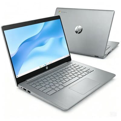 HP Chromebook 14'' HD Laptop, Student and Business Laptop, Intel Celeron N4500, 4GB RAM, 64GB eMMC, Long Battery Life, Fast Charge, Chrome OS, Gray