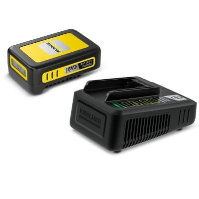 Karcher Starter Kit Battery Power 18/25 Charger and Battery for Karcher Outdoor Tools