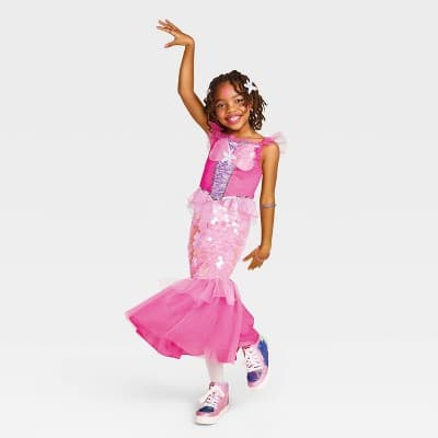 Kids' Pink Mermaid Costume Accessory Set - Hyde and EEK! Boutique L