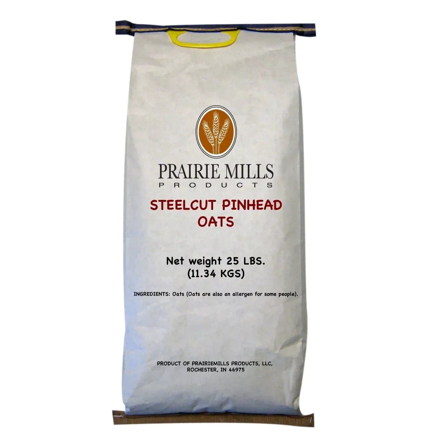 Prairie Mills Steel-Cut Pinhead Oats, 25 lbs.