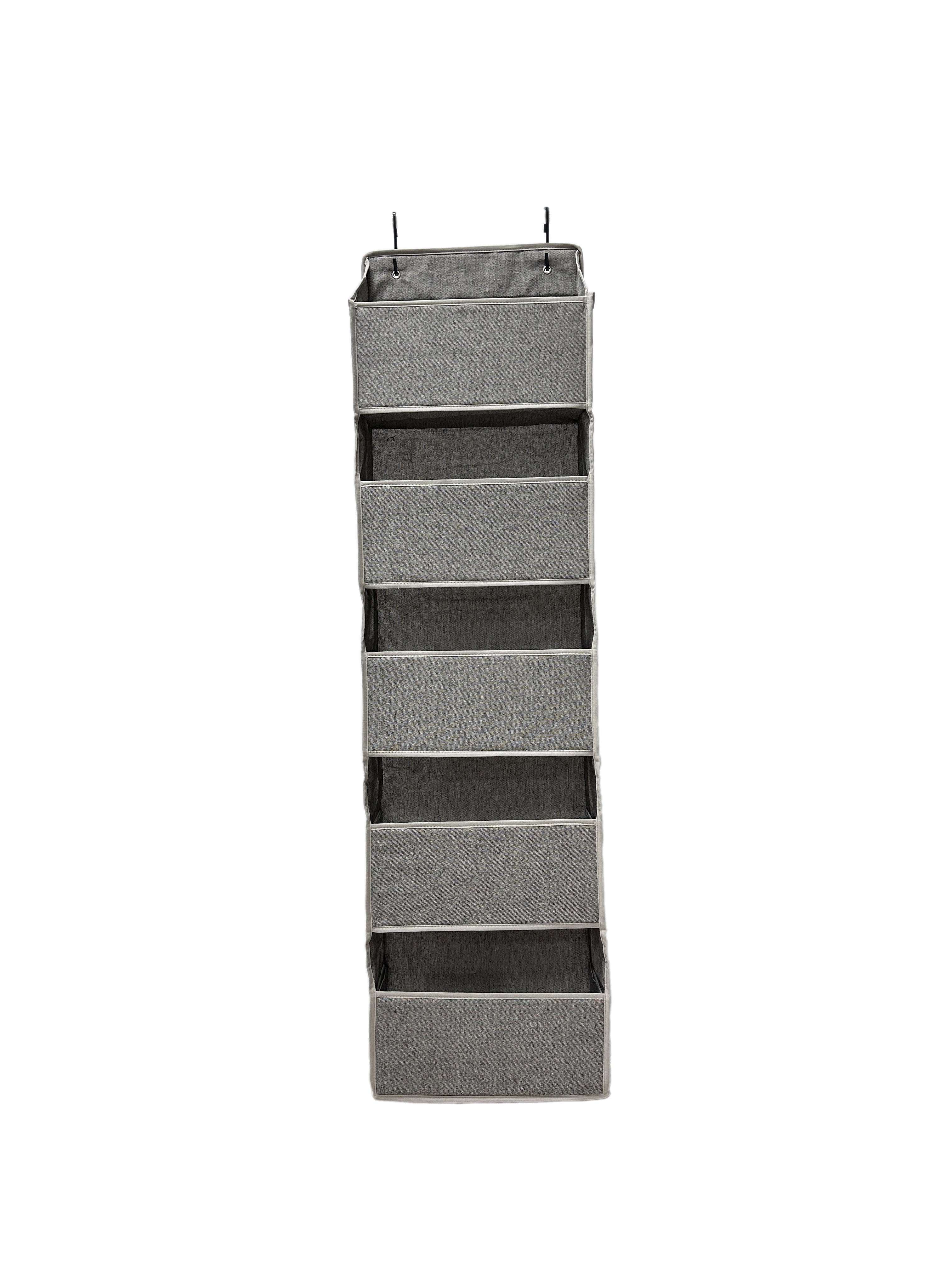 Better Homes & Gardens 5 Tier Over the Door Closet Organizer Shelf with Hooks