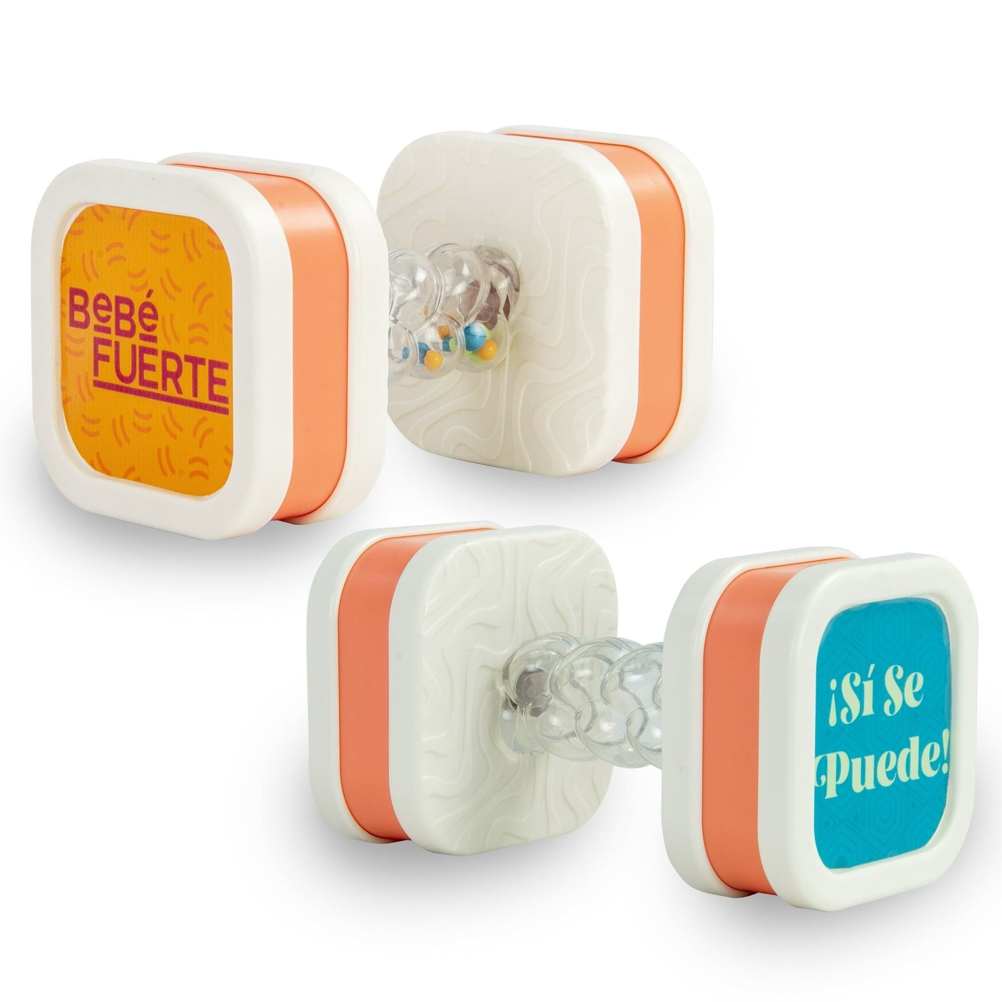 Bebe Fuerte Twist & Shake Dumbbell, Baby Toy for Infants 0 Months+