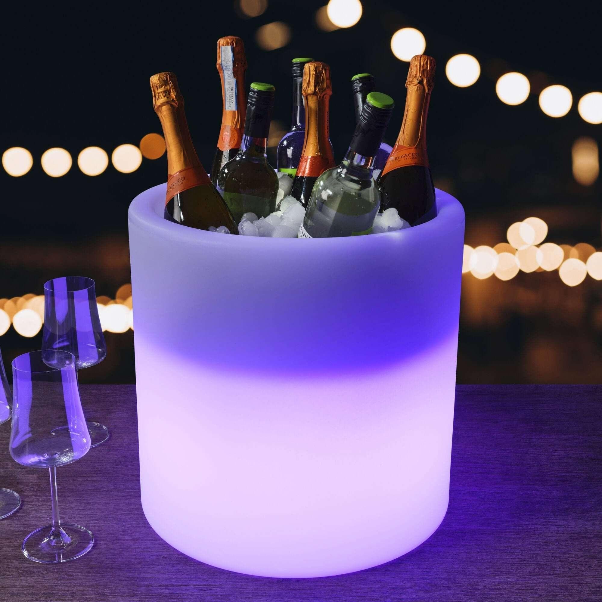 Towle Living Rechargeable LED 17-Quart Beverage Tub