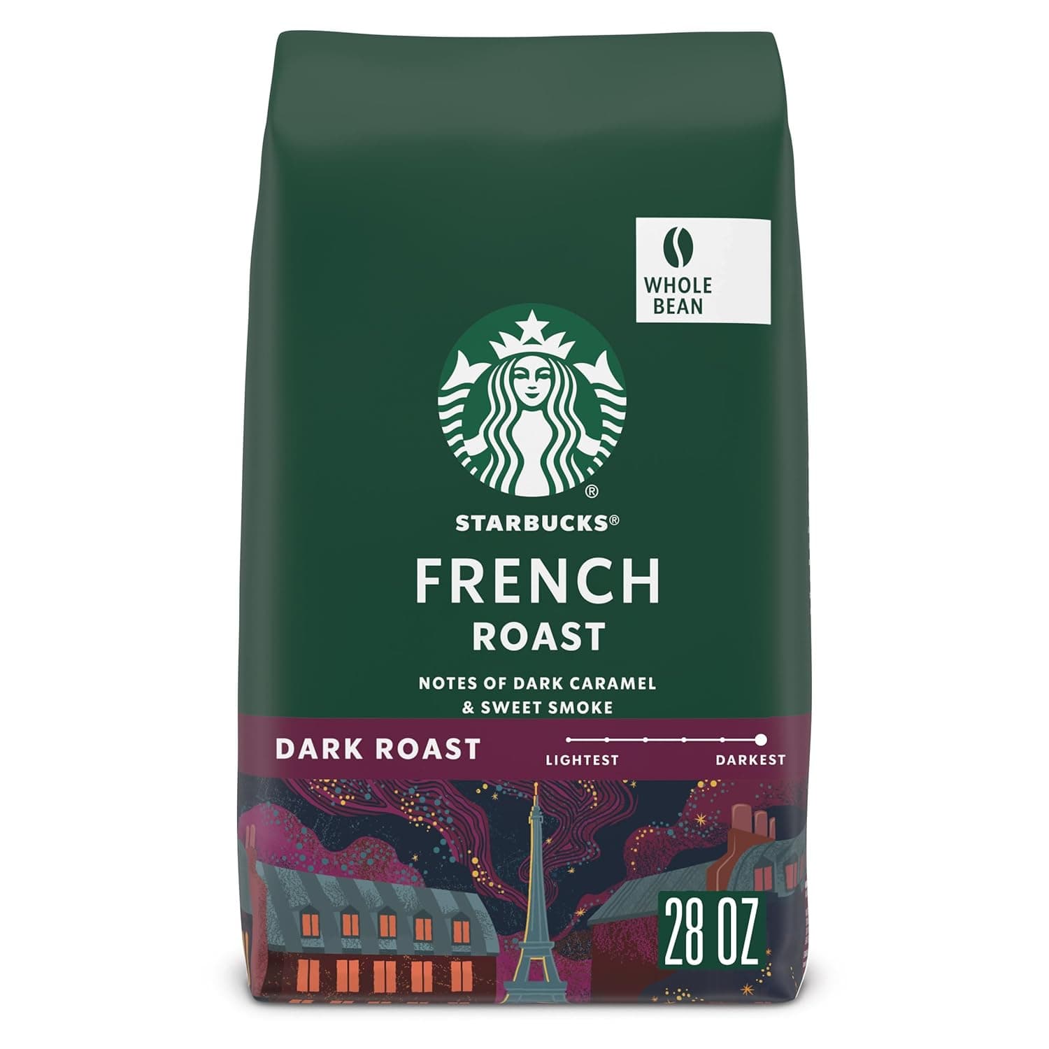 Starbucks Whole Bean Coffee, Dark Roast, French Roast, 100% Arabica