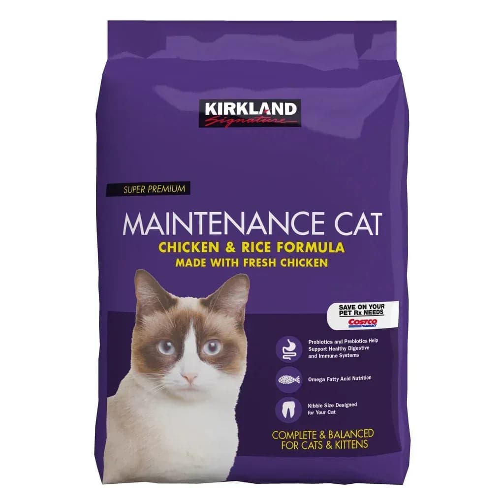 Kirkland Signature Chicken and Rice Cat Food, 25 lbs.