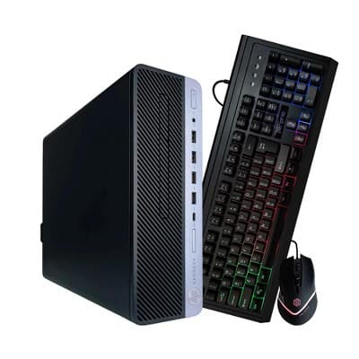 Refurbished HP ProDesk 600G4 Desktop Computer-Intel i5-AMD Radeon RX 550-16GB RAM-1TB SSD-Keyboard & Mouse-Windows 11 Pro-Manufacturer Refurbished