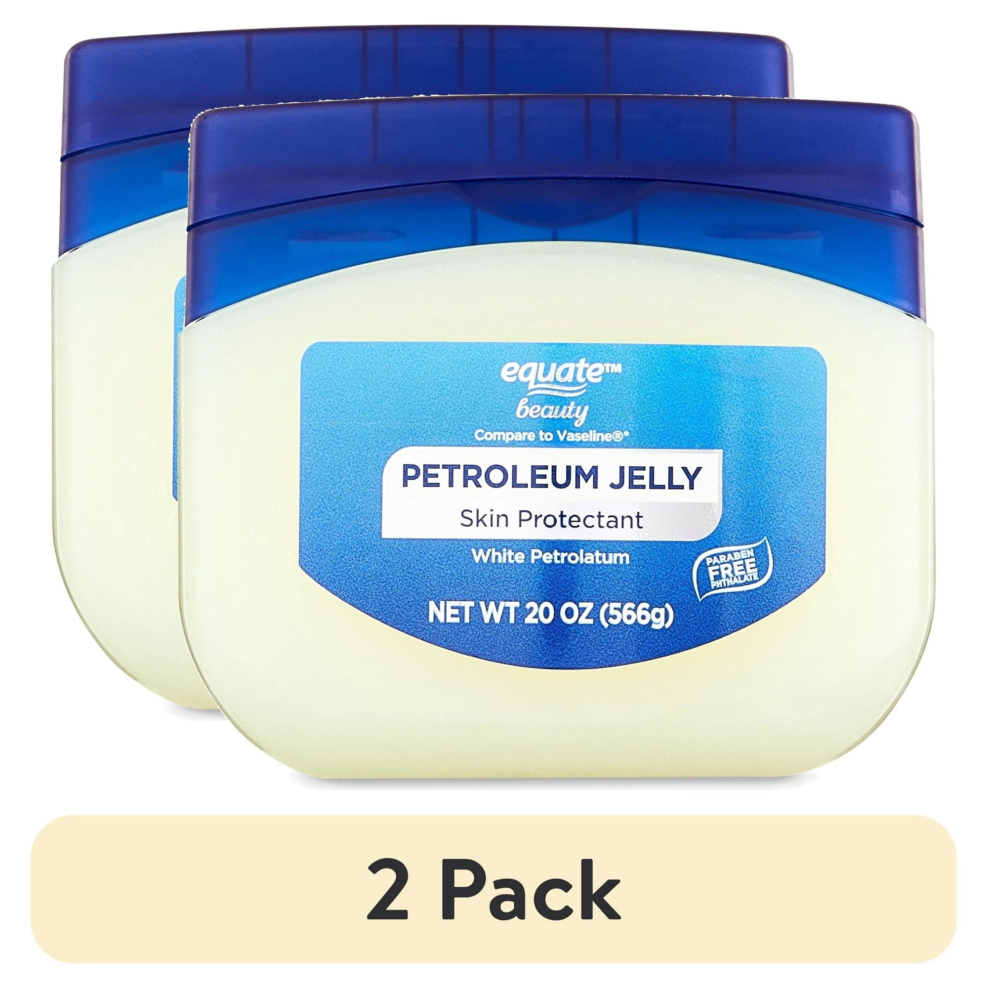Equate Beauty Petroleum Jelly, 20 oz (Pack of 2)