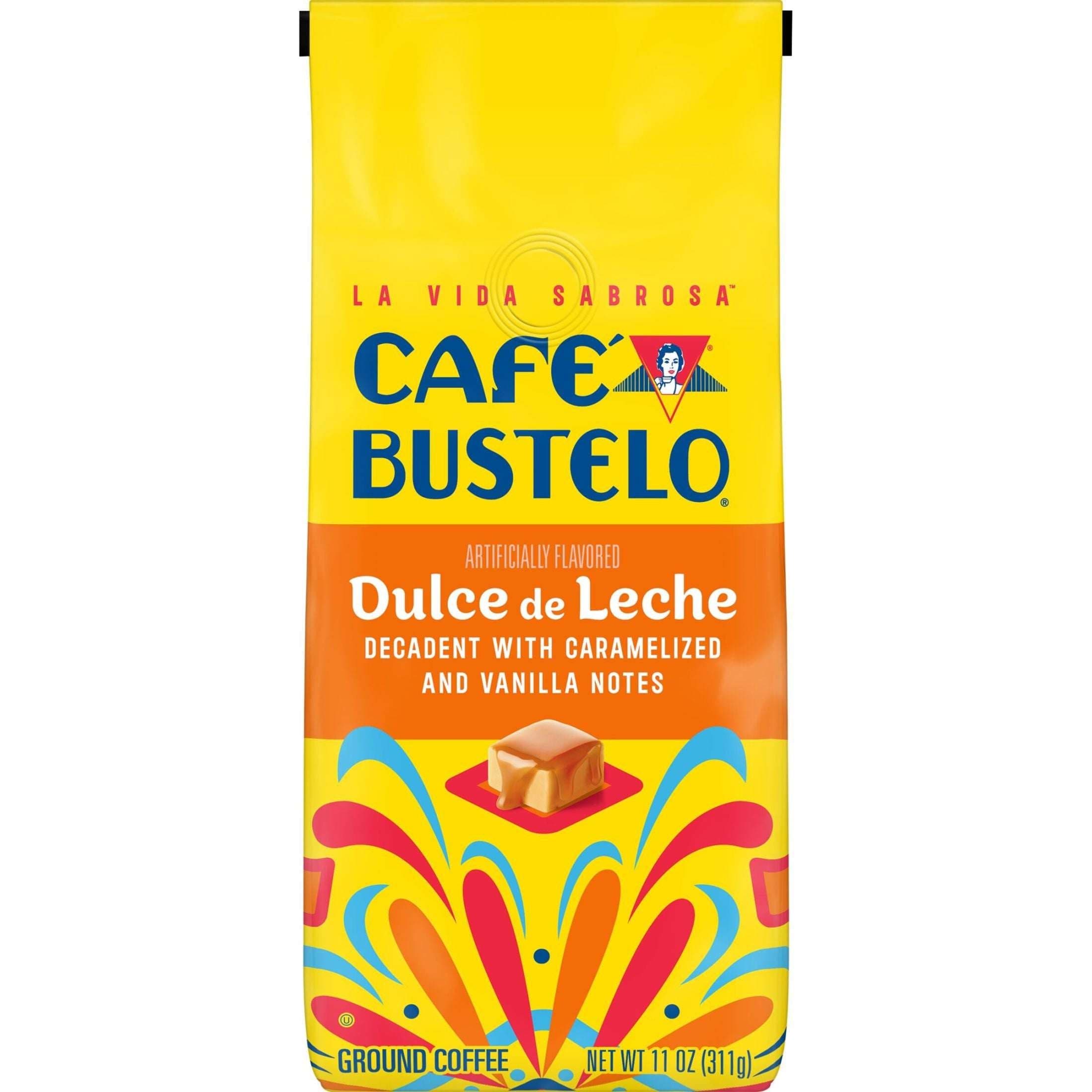 Cafe Bustelo Dulce de Leche Artificially Flavored Ground Coffee, 11 oz Bag