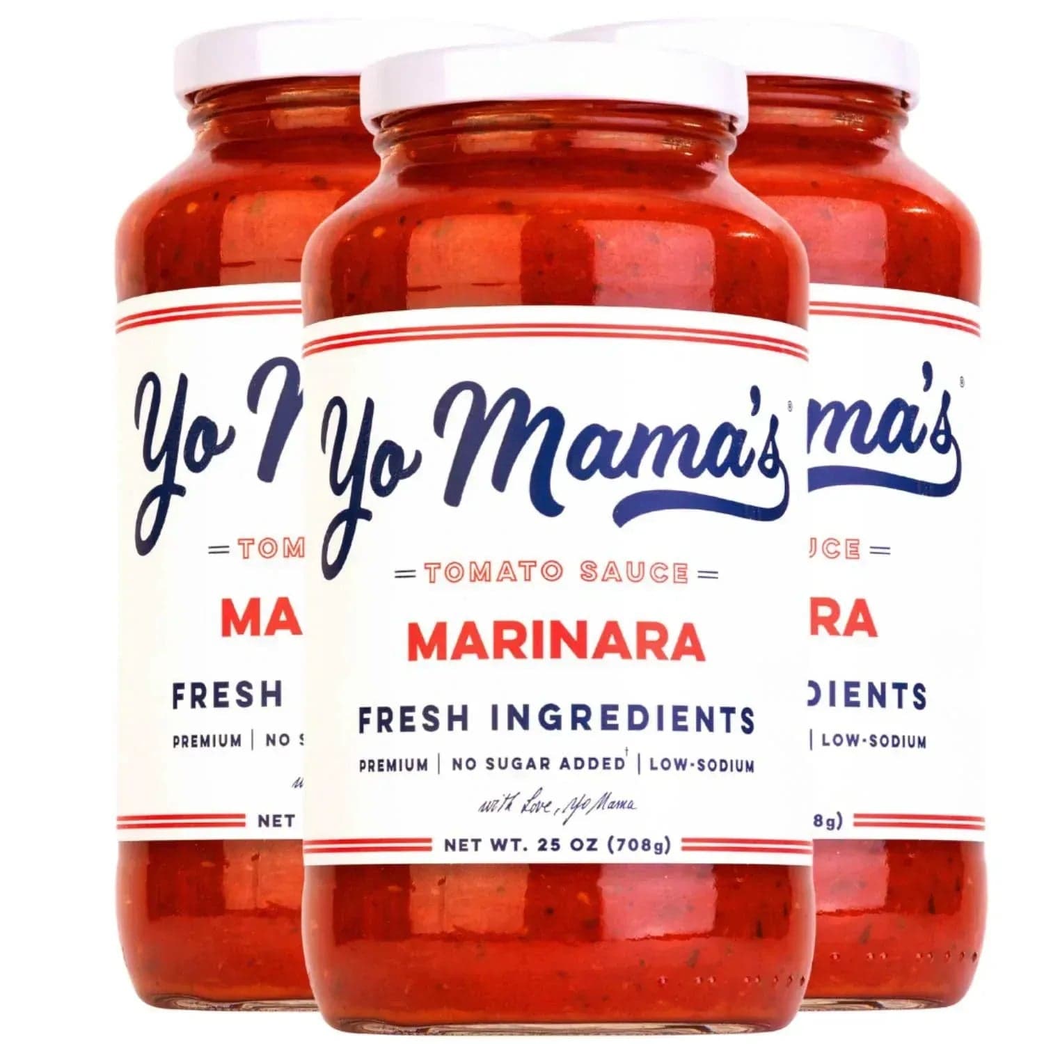 Yo Mama's Foods Low-Carb Pizza Sauce, 12.5 oz., 3 pk.