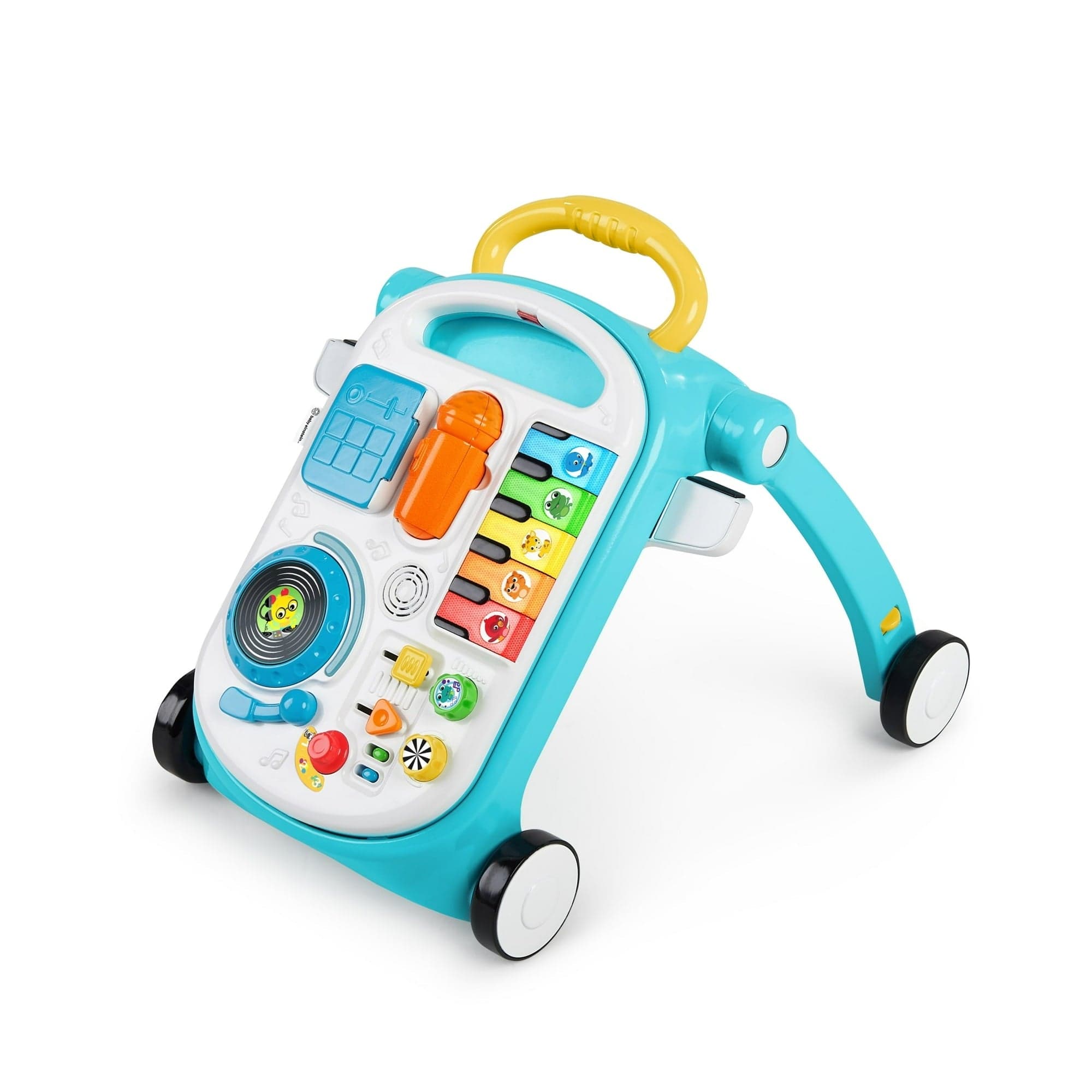 Baby Einstein Musical Mix 'N Roll 4-in-1 Push Walker, Activity Center, Toddler Table and Floor Toy, 6 Months+