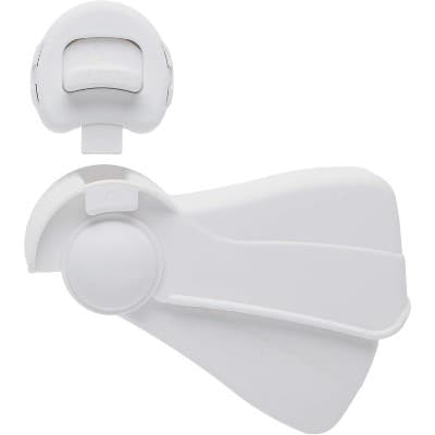 Door Lever Lock - White