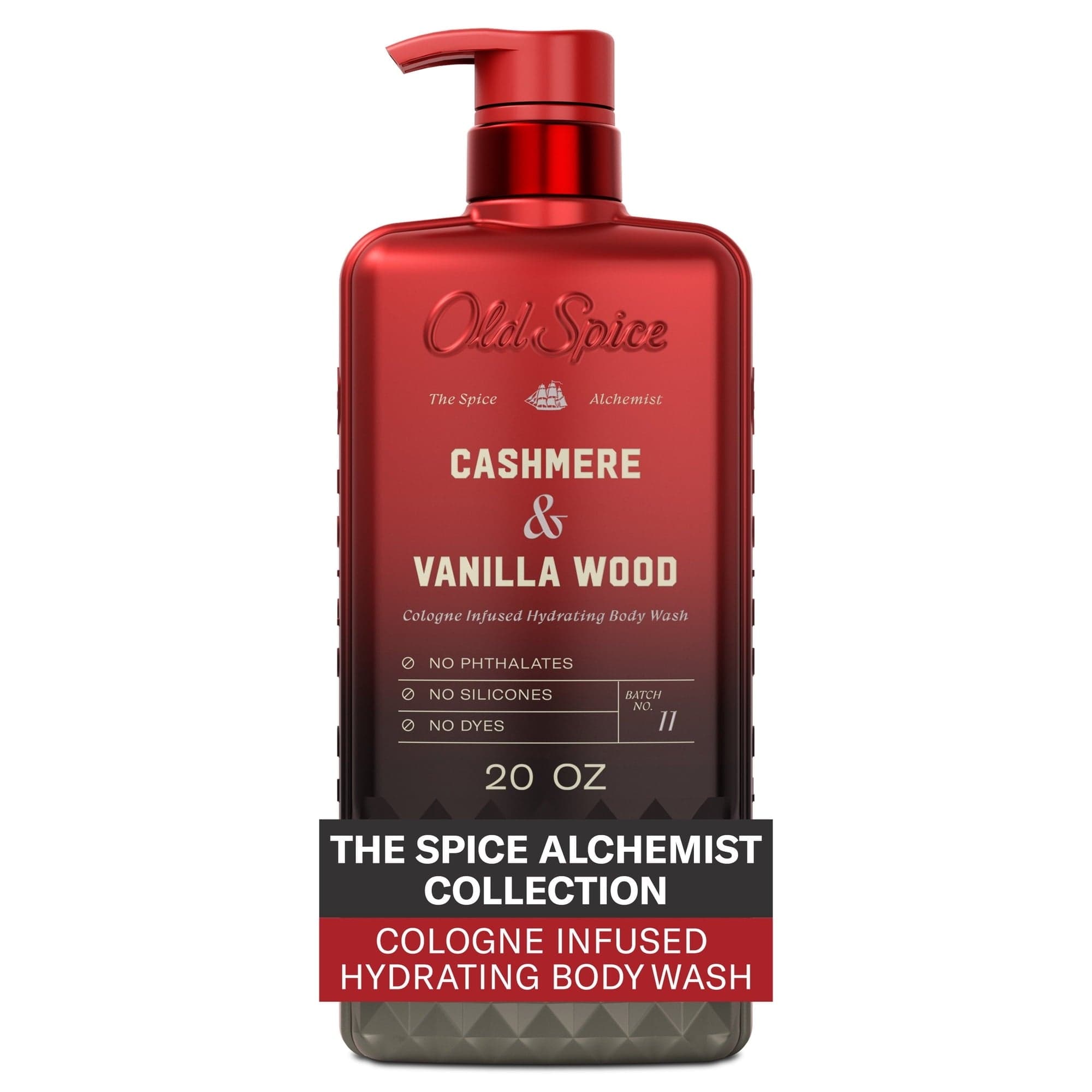 Old Spice Body Wash for Men, The Spice Alchemist Collection, Cashmere and Vanilla Wood, 20 oz