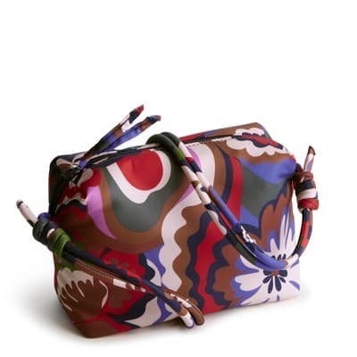 Vera Bradley Women's Nylon Blake Crossbody Bag Stripey Buttons